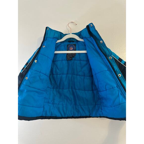 Vintage NFL Carolina Panthers Toddler Insulated Hooded Coat Full Zip Size 3T - Picture 4 of 9